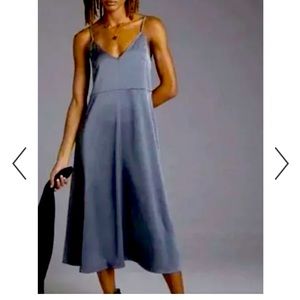 Carbon Grey Athropologie Daily Practice Midi Dress